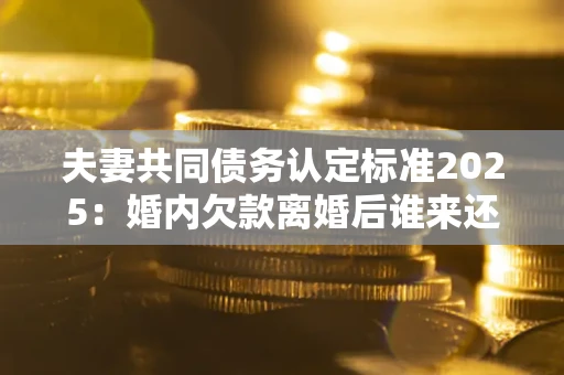 武汉夫妻共同债务认定标准2025：婚内欠款离婚后谁来还？